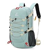 Bseash Mochila de senderismo impermeable ligera de 40L con cubierta de lluvia, mochila de viaje para...