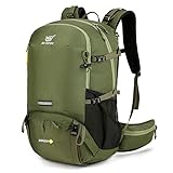 SKYSPER 40L Mochila de Senderismo, de Trekking para Hombres Mujeres con Protector de Lluvia Mochilas...