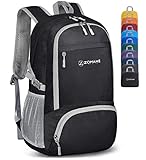 ZOMAKE Mochila Plegable Ligera - Mochilas de Senderismo Pequeña Mochila Con Resistencia Al Agua 30L...