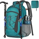 RAINSMORE Mochila Plegable Impermeable de 40 Litros para Senderismo, Mochila de Viaje Unisex Ligera...